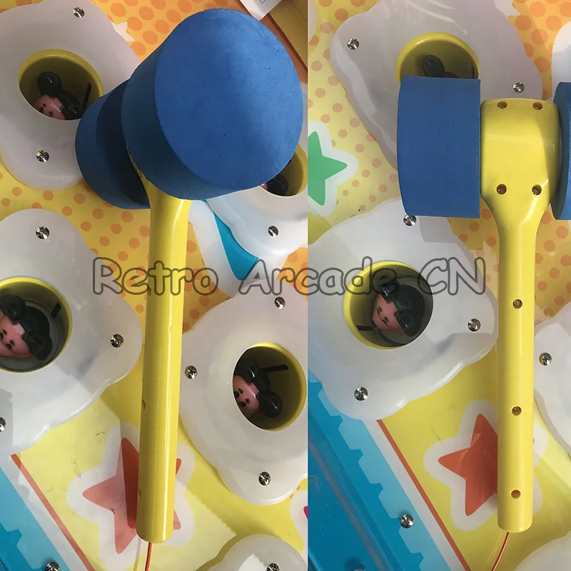 Martillo de esponja de colores para niños, accesorios para máquina de juego Arcade, precio bajo