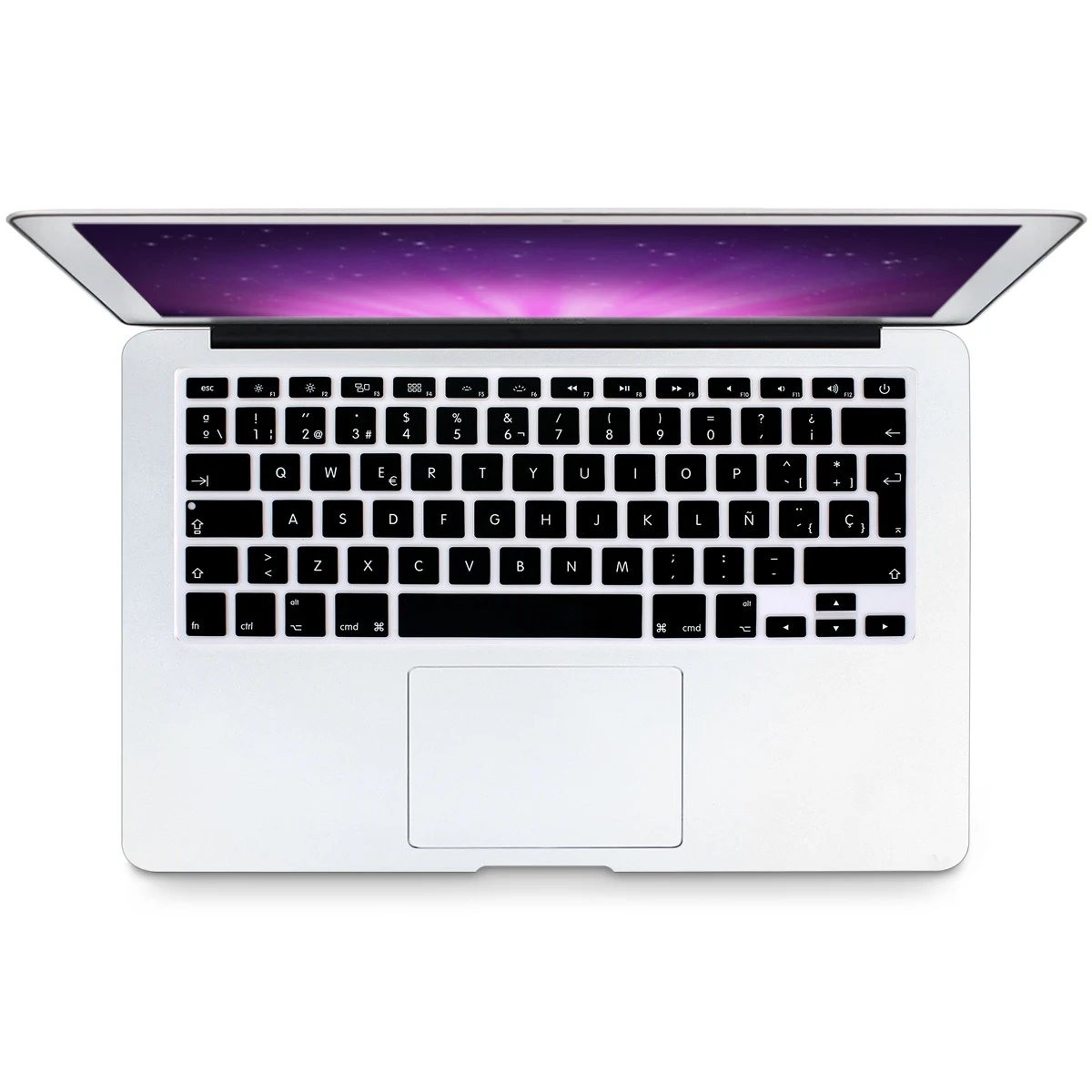 UE EE. UU. Español para Macbook Air 13 A1466 cubierta de teclado de silicona suave para Macbook Air 13 A1466 Protector de teclado español - imagen 5