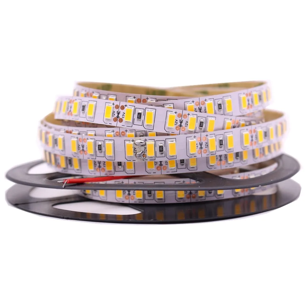 Tira de luces Led RGB DC 5V 12V 24V SMD 2835 5m cinta de tira LED blanca lámpara impermeable tiras de luz cocina decoración del hogar TV tira de luces - imagen 3