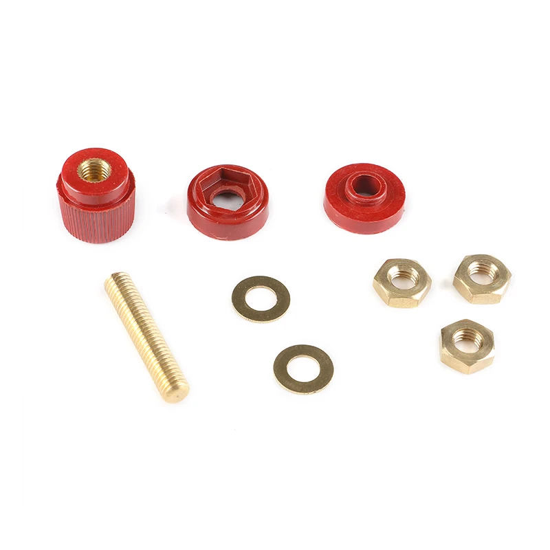 2 uds/1 pieza 6MM 8MM postes de cobre completo bloques de terminales de latón terminales de fuente de alimentación M6 M8 máquina de soldadura inversor conector de poste - imagen 5