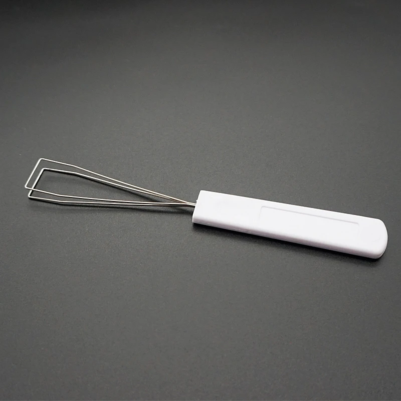 Herramienta de extracción de tapa de teclado de alambre de acero, extractor de teclas de teclado mecánico, rojo, blanco y negro con mango de plástico, ayuda a limpiar el polvo - imagen 3