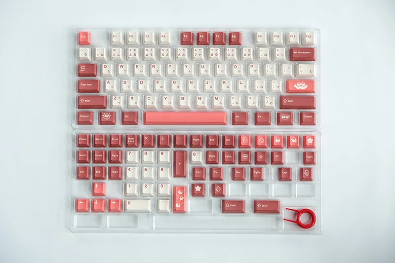Juego de 129 teclas GMK Daifuku, teclas de sublimación de tinte PBT, teclas de perfil de cereza para teclados de diseño 61 64 68 84 96 980 104 - imagen 5