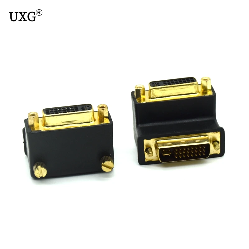 Conector Codo DVI 90° 270° Macho/Hembra - Vista principal del producto