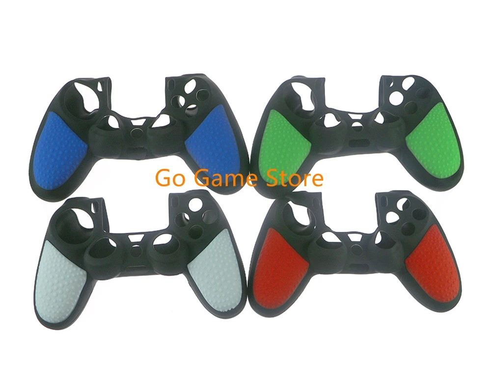 10 Uds. Para PS4 funda protectora de dos colores tapas de silicona funda protectoraPro Slim Gamepad juegos y accesorios - imagen 3