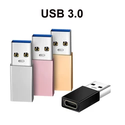 Adaptador USB-C 3.0/2.0 macho a hembra 3.1 para portátil