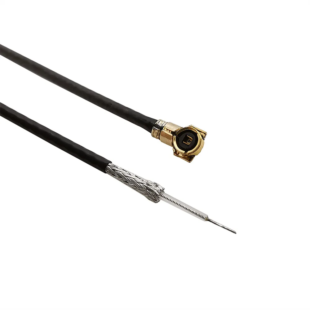 5 uds MHF4 U.fl 0,81mm RF Pigtail Cable de puente Coaxial soldadura OD 0,81 extensión para tarjeta WIFI IPX PCI enrutador inalámbrico - imagen 2