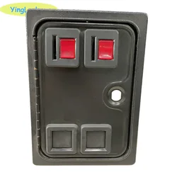 Puerta doble Arcade para monedas con cuarto aceptador para MAME