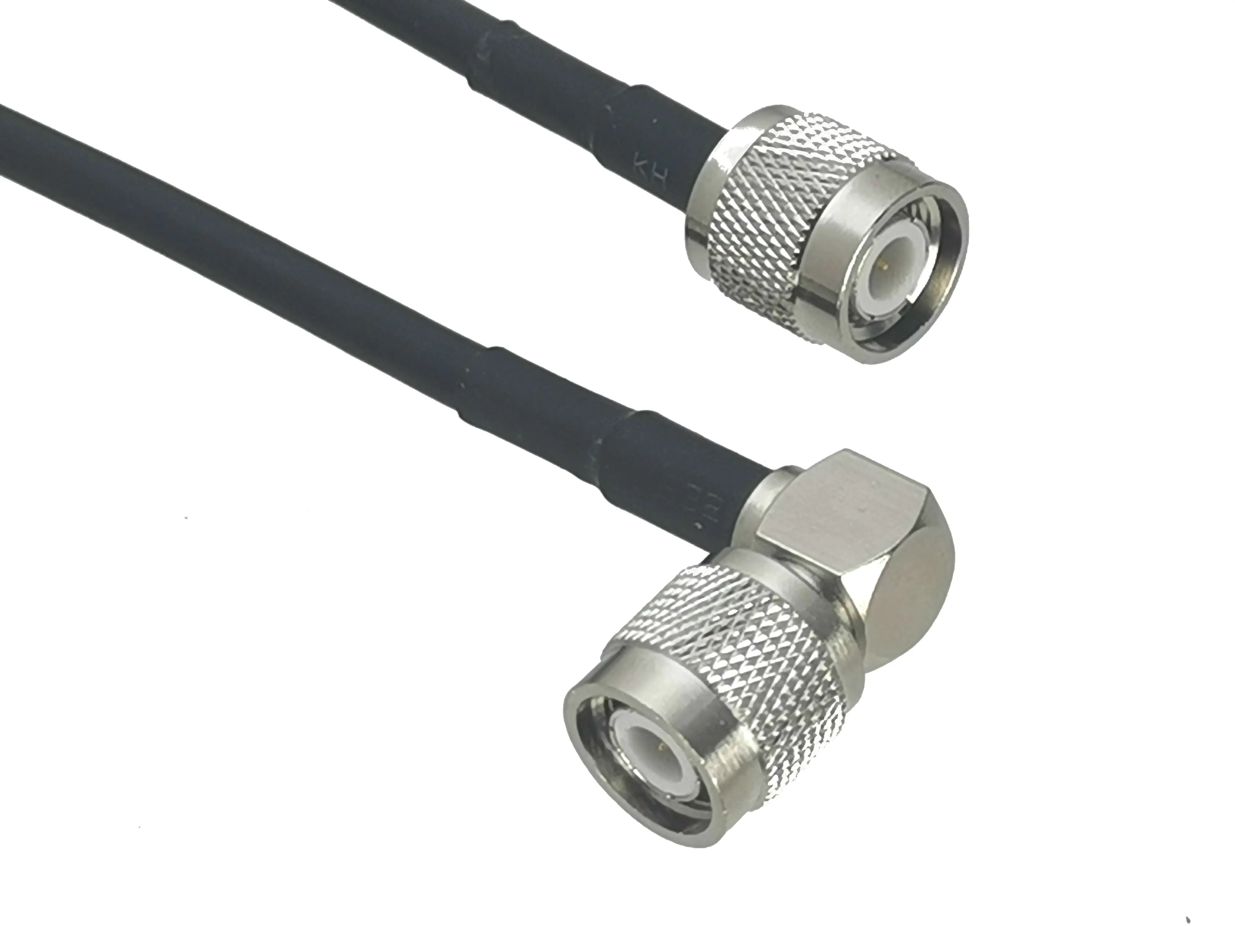 Conector macho RG58 TNC a enchufe macho TNC conector de ángulo recto Cable pigtail de puente RF 6 pulgadas ~ 20M - imagen 3