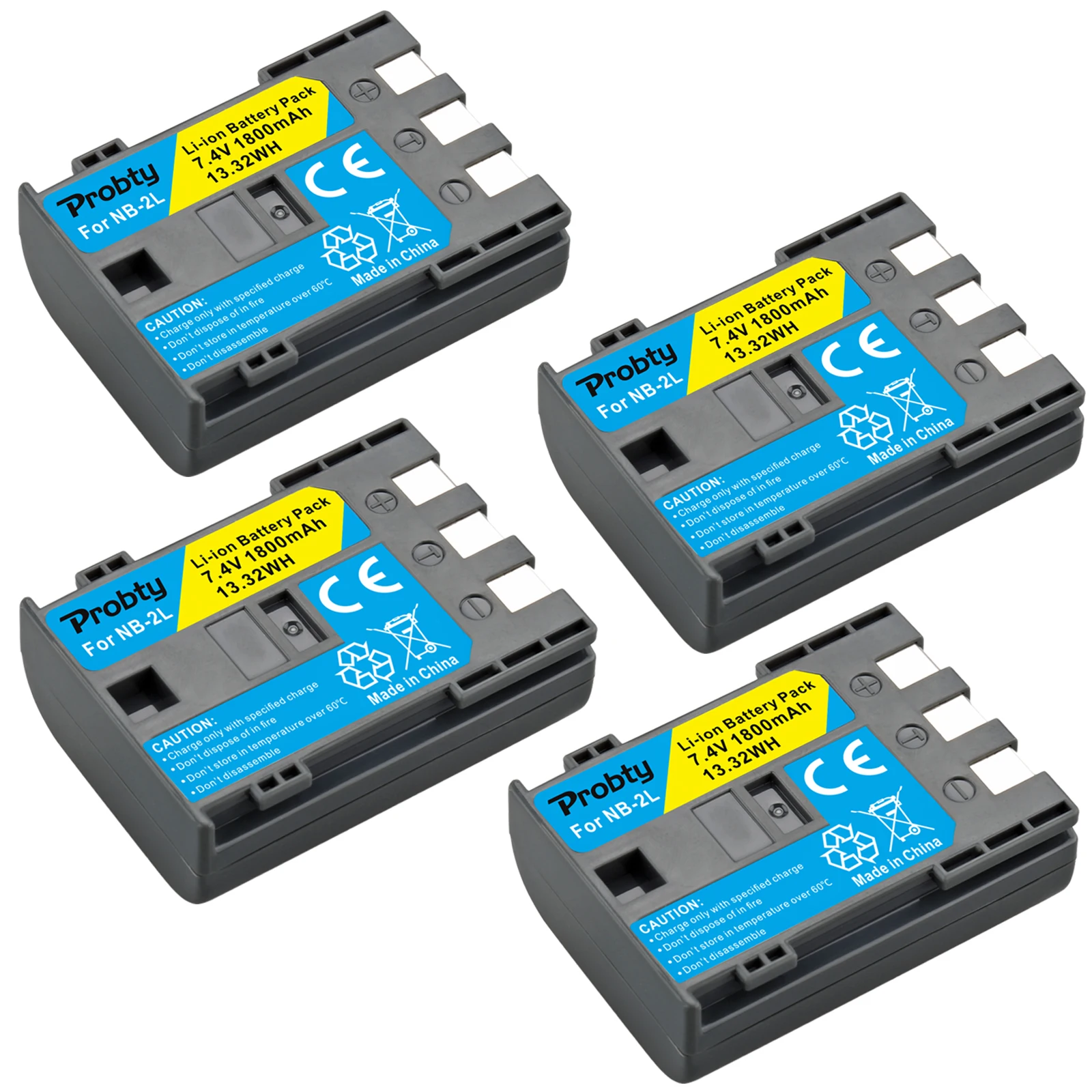 1800mAh NB-2L NB2L NB-2LH NB 2LH NB2LH batería para cámara digital Canon Rebel XT XTi 350D 400D G9 G7 S80 S70S30 L10