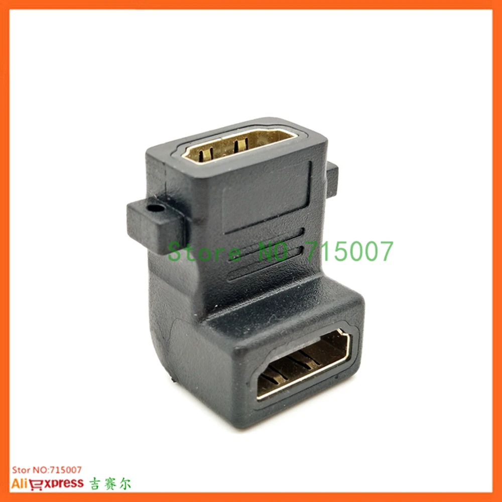 Extensor de Cable I, adaptador giratorio de ángulo de 90 grados hembra a hembra, convertidor plegable giratorio compatible con HDMI para HDTV Xbox 360 - imagen 4