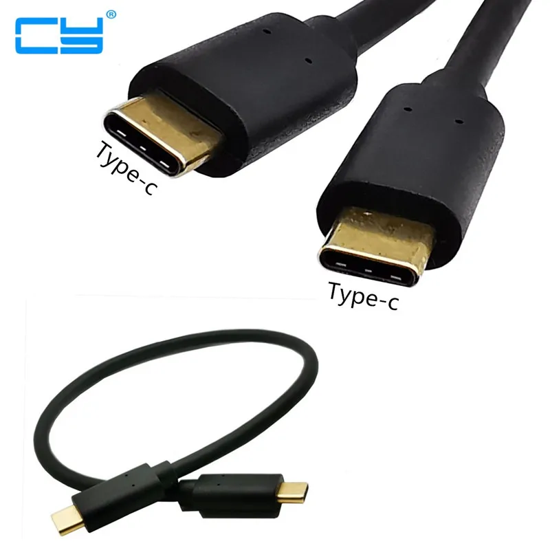 Cable USB 3.1 tipo C a USB C para tableta móvil 60W PD Cable de carga rápida USB-C 10Gbps 1m