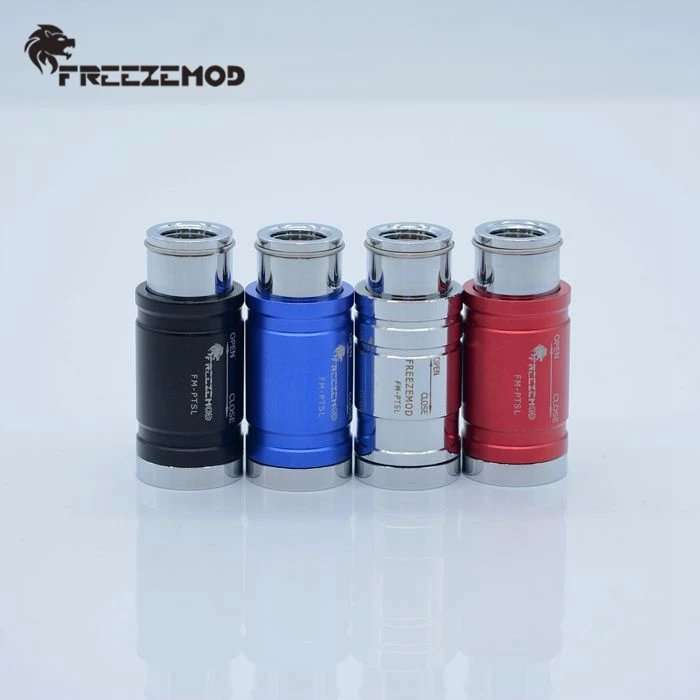 FREEZEMOD Válvula Parada Empuje Plana Doble Diente Interno Tubo Duro Cobre Completo Instalar Flujo Agua Ajustable Doble Hembra FM-PTSL - imagen 4