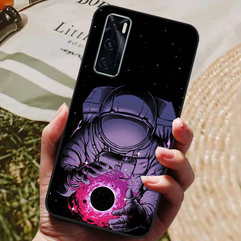 Para Vivo V20 SE funda de silicona Lobo funda de teléfono suave para Vivo V20 SE V2022 V2023 funda Vivo V20SE V 20 SE funda negra de TPU - imagen 4
