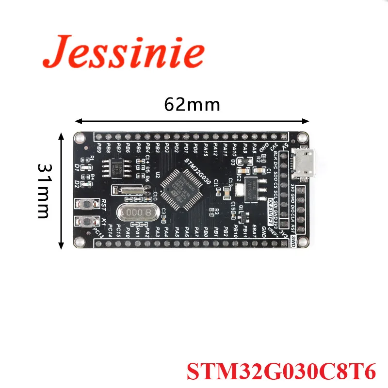 Mini Módulo de placa de sistema de desarrollo STM32G030F6P6, STM32G030C8T6, STM32G030, STM32, G030, MCU M0, placa de aprendizaje de núcleo de microcontrolador - imagen 3