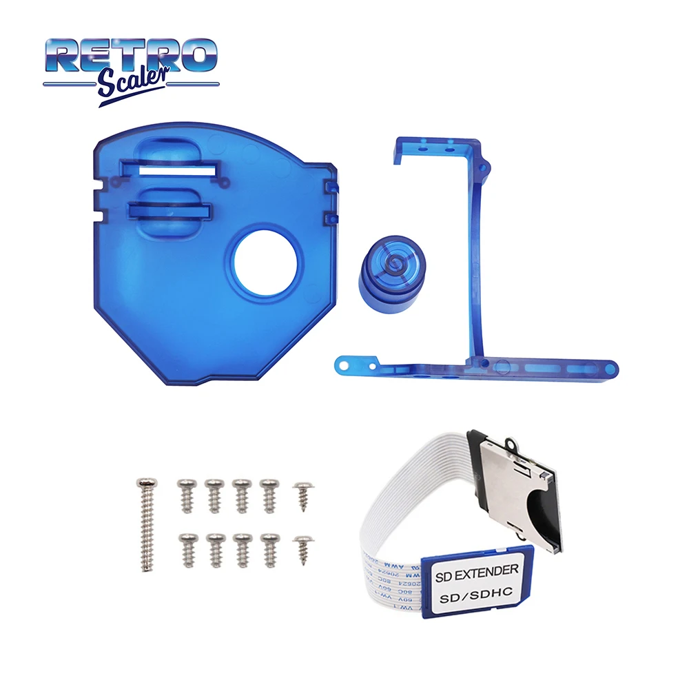 Retroscaler Kit de montaje de tarjeta SD remota GDEMU, transparente y colorido, adaptador de extensión para SEGA Dreamcast - imagen 4
