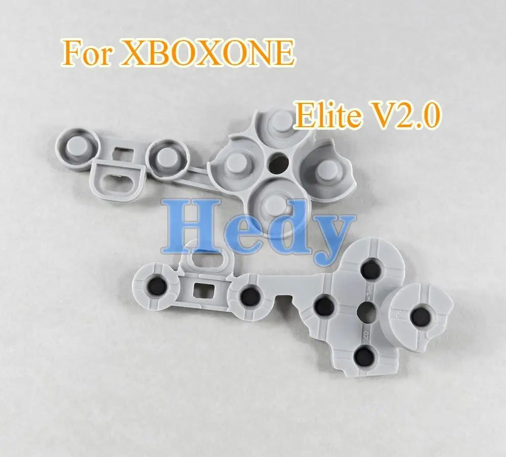 50 Uds. Botón de goma conductora de silicona Original gris nuevo para controlador MicroSoft XBOXONE Elite 2 2GEN V2.0