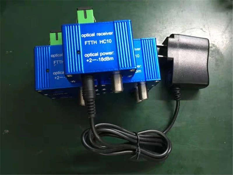 Receptor óptico CATV 2 uds 1550nm con filtro, ftth, SC/APC, receptor óptico FTTH SM monomodo envío gratis ELINK - imagen 2