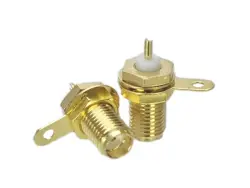 Conector SMA hembra panel PTFE – Adaptador coaxial