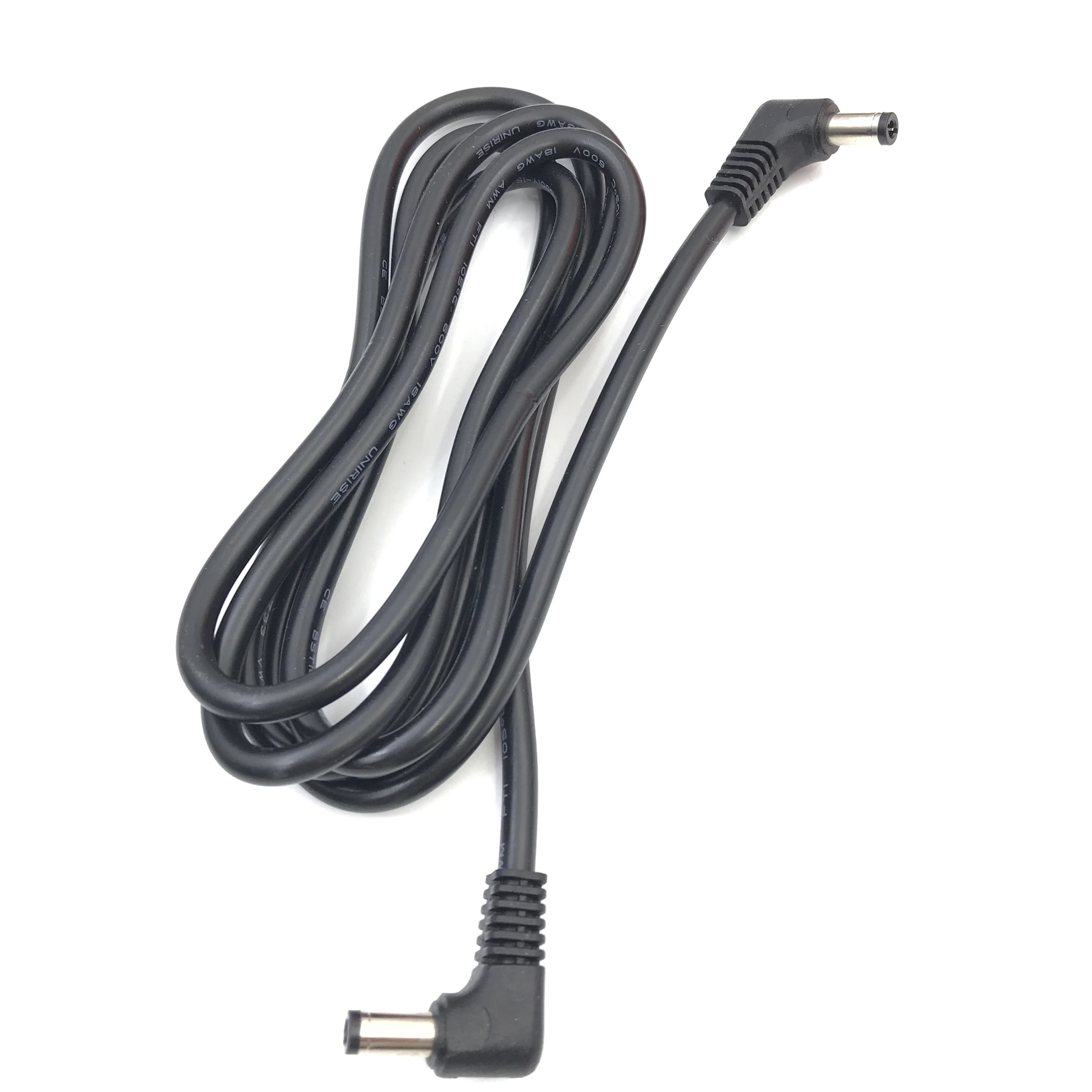 Cable de enchufe macho de doble codo de 90 grados, alimentación de cc de 5,5x2,1mm/2,5mm macho a 5,5 2,1/2,5mm, ángulo recto de 90 grados, 50cm, 1m, 1,5 M, 3m - imagen 3