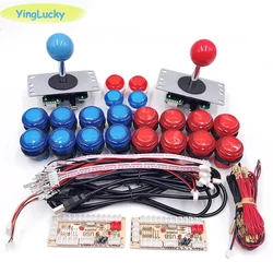 Kit Arcade 2P: Joystick + 20 Botones LED USB Encoder