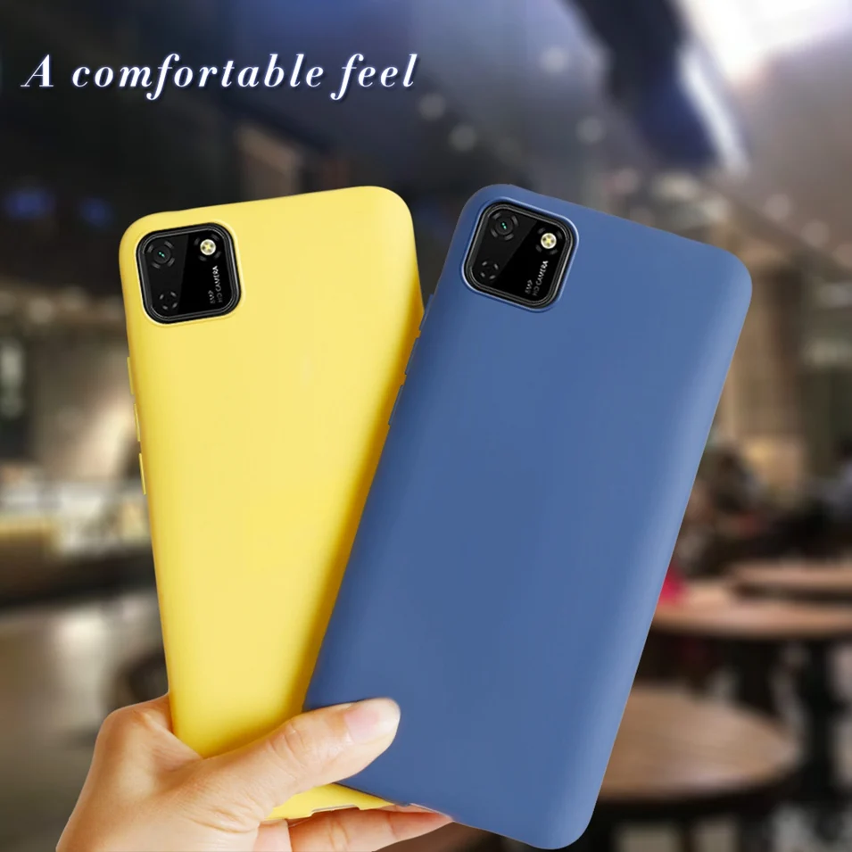 Para Honor 9S Funda de silicona Color caramelo Funda de teléfono para Huawei Y5P 2020 Honor9S 9 S DRA-LX9 DUA-LX9 suave TPU Funda Coque parachoques - imagen 4