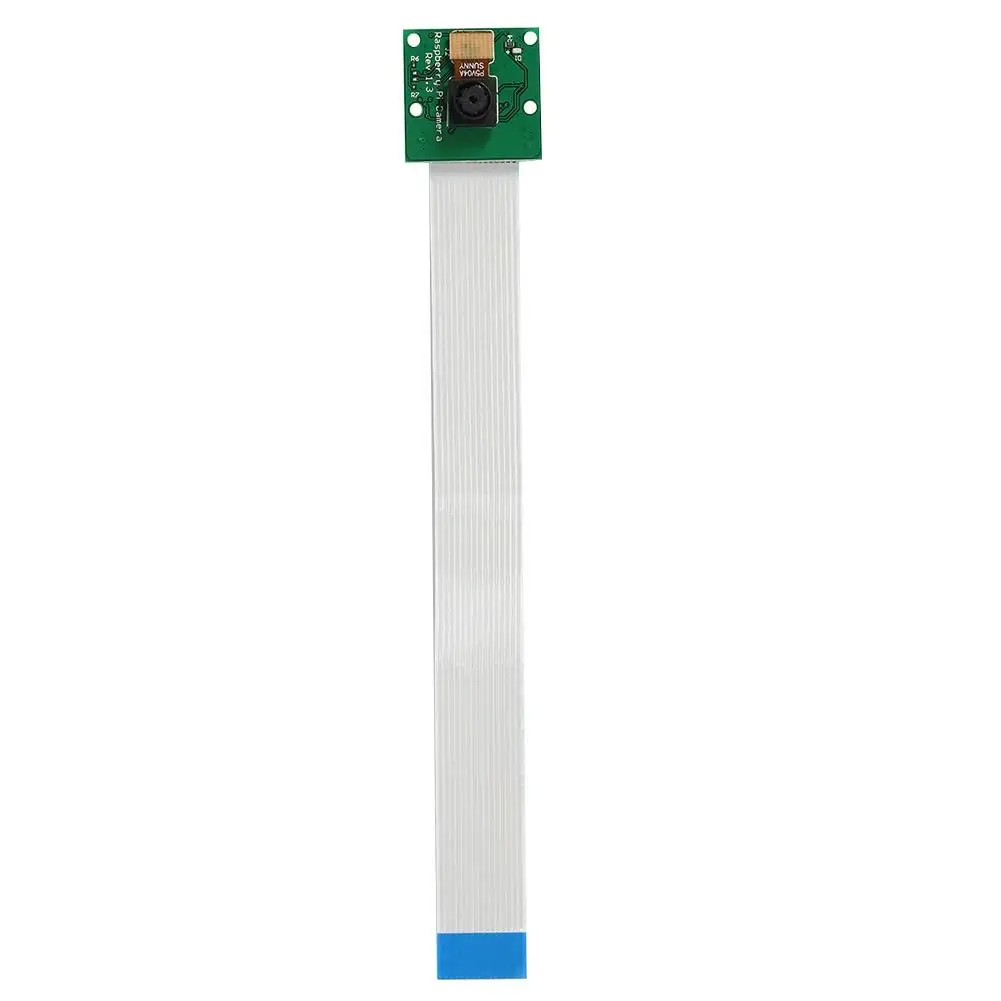 Cámara de 5MP, módulo de cámara web de 1080P + Cable de 15cm para Raspberry Pi 3 Modelo B +/3/2/5MP B +, soporte de píxeles altos 1080P