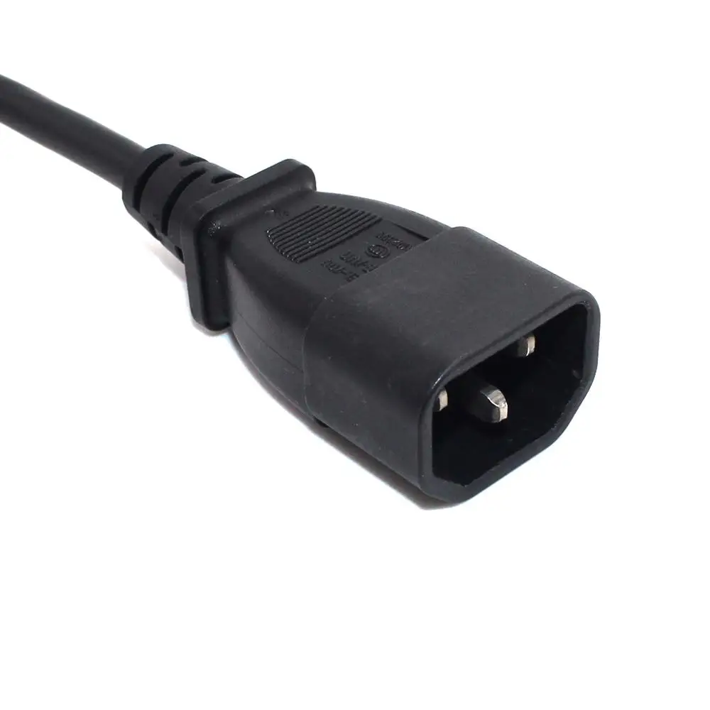 Cable de alimentación de extensión de C14-C13, adaptador de corriente IEC 320 C13 hembra a C14 macho con interruptor de encendido/apagado de 10A - imagen 4