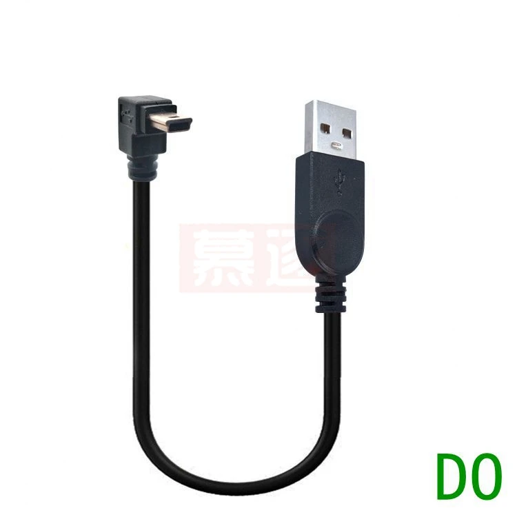 USB 2,0 zu Mini USB Kama Sync Kabel 90 Grado Abgewinkelt Ellenbogen 5 Pin B M Feiernlich zu M nkenlichen Ladung ladekabel Dokument Kam - imagen 5