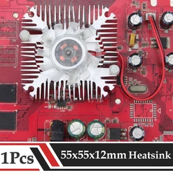 Ventilador Snowwhite de 55 mm para disipador de CPU, 12 V