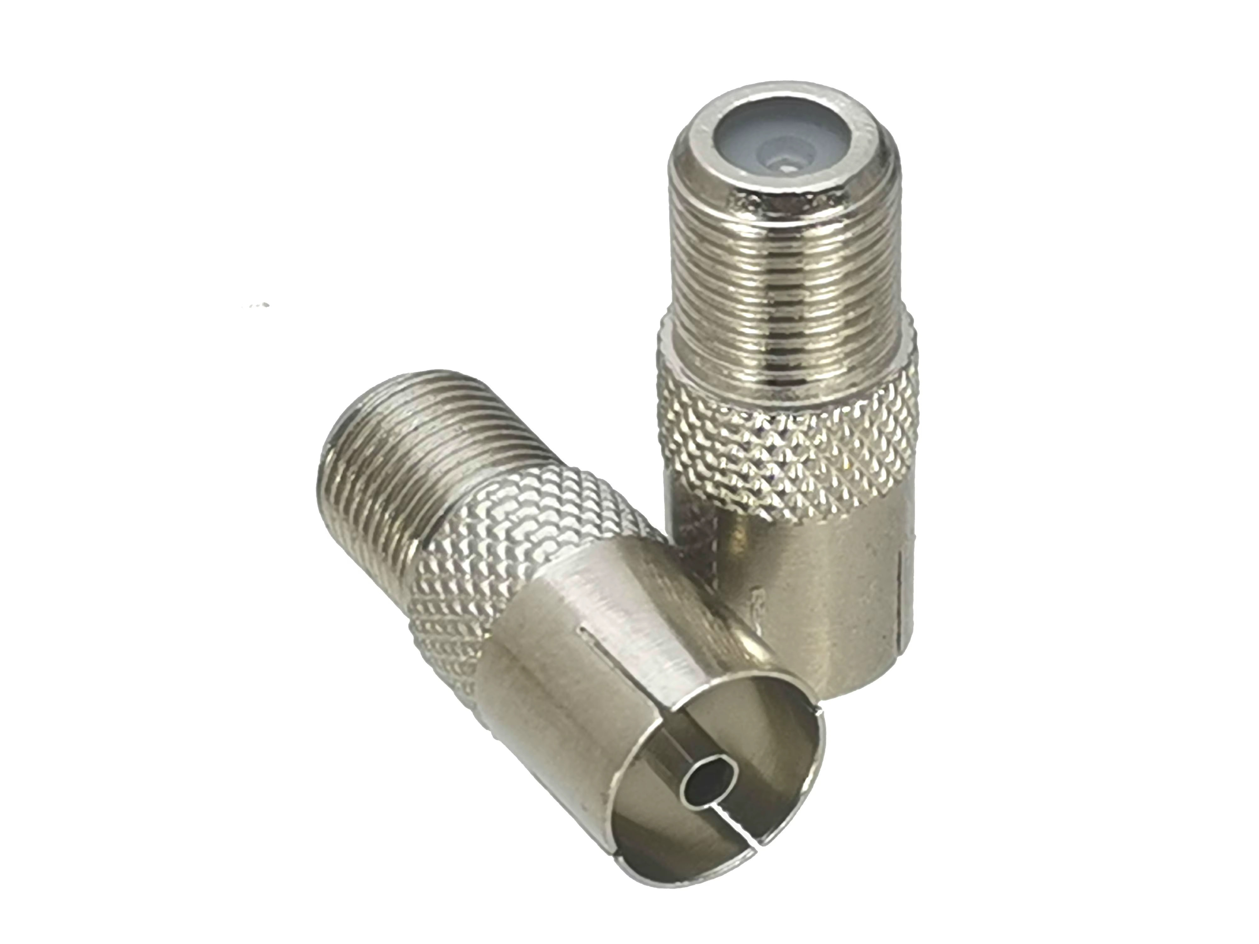 Adaptador Coaxial F TV a IEC PAL DVB-T - Conector Macho/Hembra 50 Ohm - imagen 4