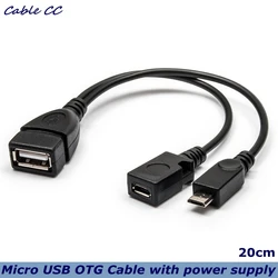 Adaptador OTG Micro USB Macho Hembra – Función Host y Carga