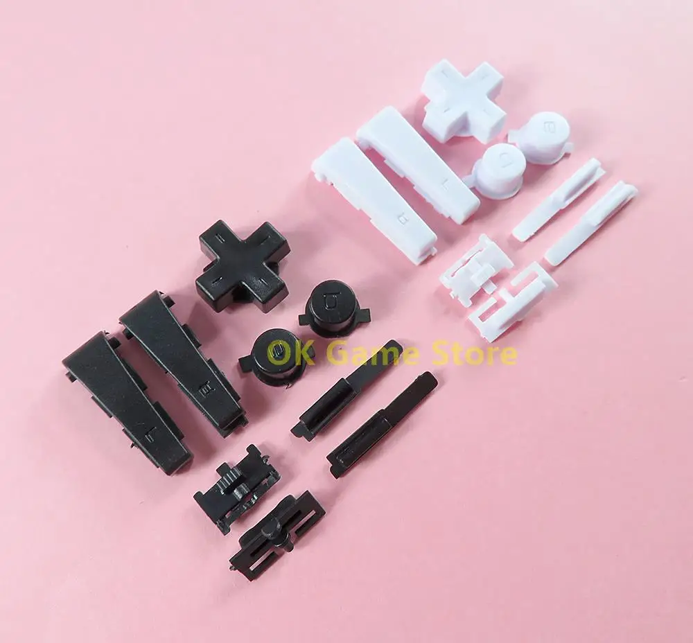 1 Juego de botones completos de repuesto, teclado L R A B d-pad para consola de juegos Nintendo GBM, piezas de botones - imagen 5