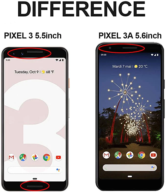 OEM OLED para Google Pixel 3A pantalla LCD MONTAJE DE digitalizador táctil reparación de reemplazo de pantalla G020A, G020E, G020B, G020G, G020H - imagen 3