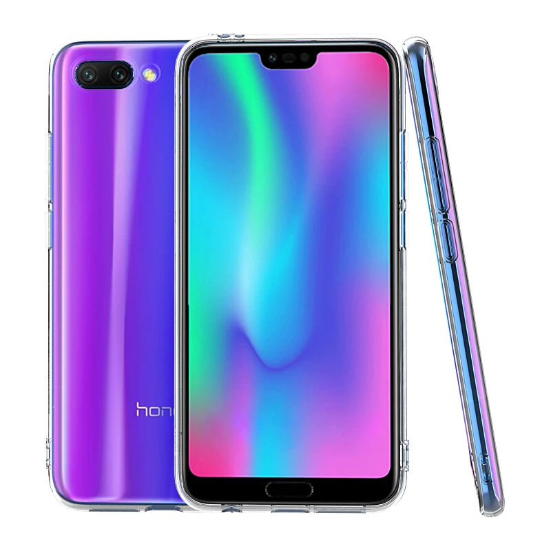 Funda transparente para Huawei Honor 10 V10 Lite Funda suave TPU ultrafina de silicona transparente Funda trasera para teléfono móvil Funda Carcasa - imagen 4