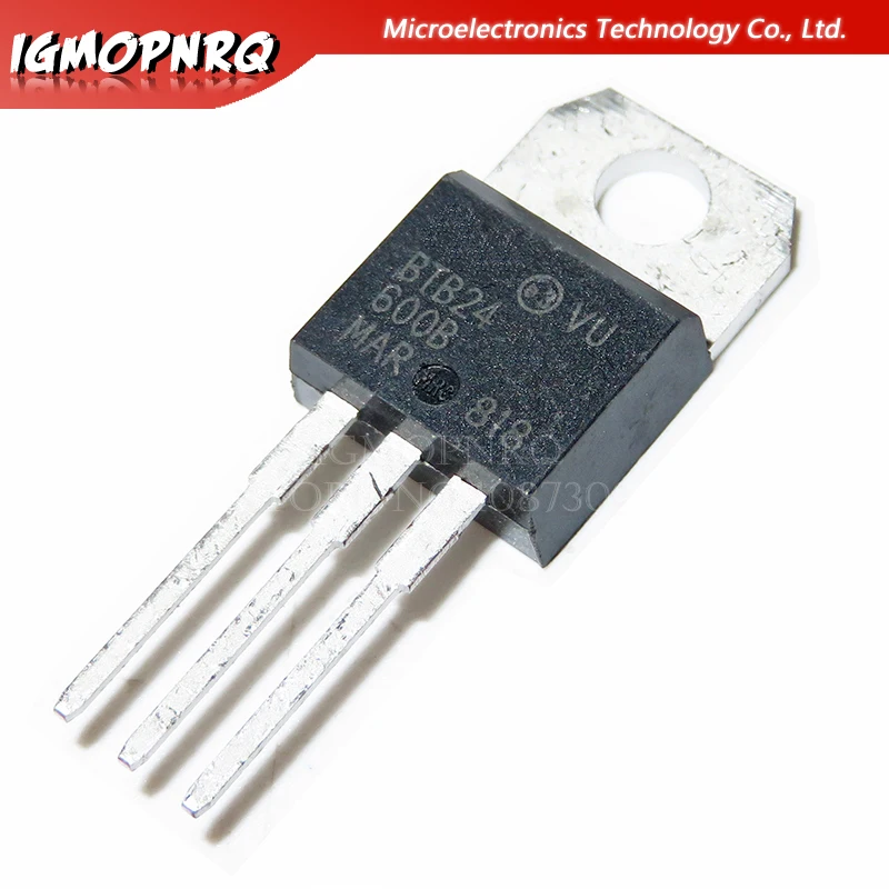 Triacs BTB24, 10 BTB24-600B, BTB24-600, 25 Amp, 600 voltios a-220, nuevo y original