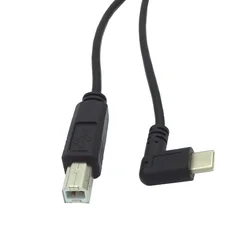 Cable USB-C Macho Ángulo USB 3.1 para Impresora