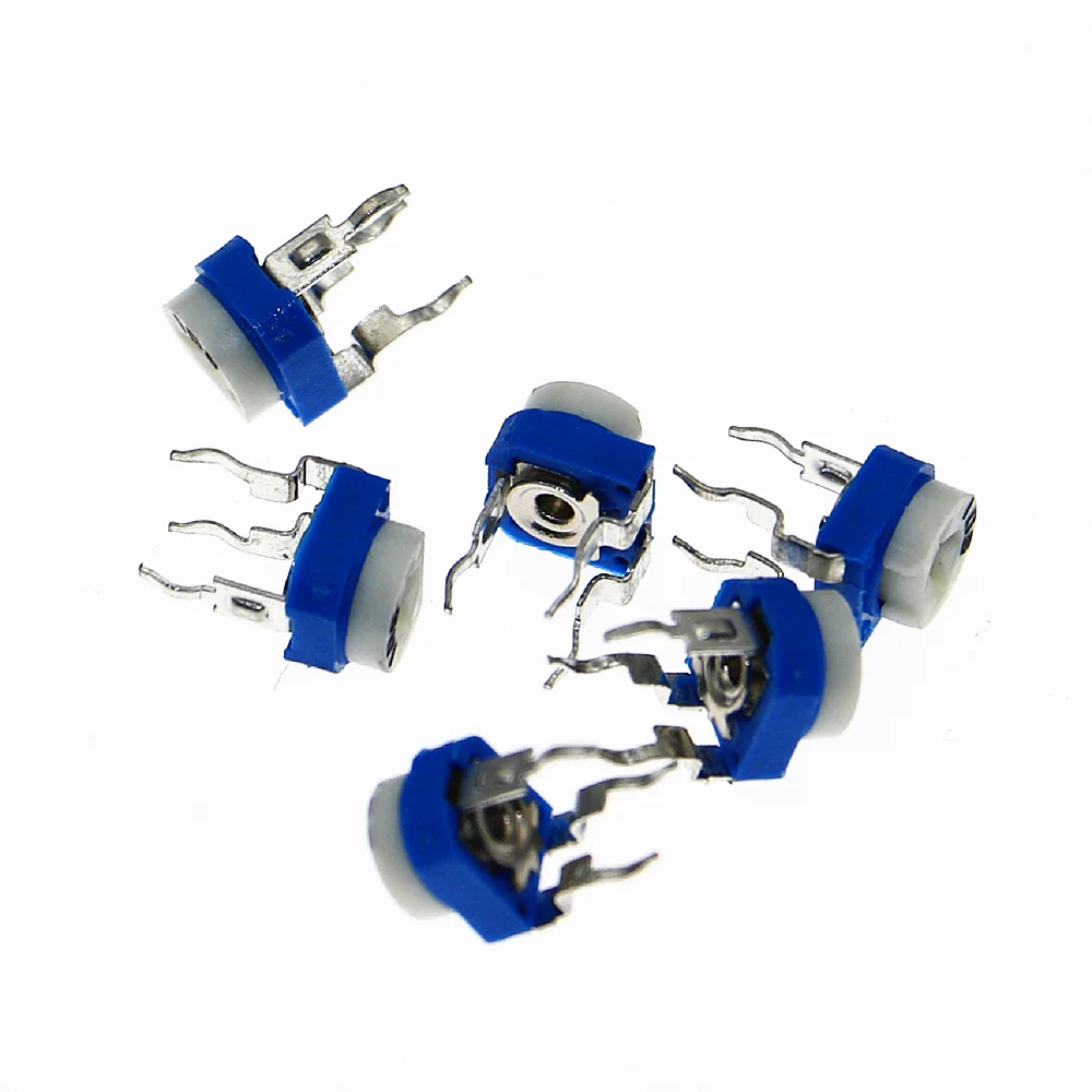 100 Uds 10 valores x 10 Uds RM065 Kit surtido de potenciómetros Trimpot Horizontal