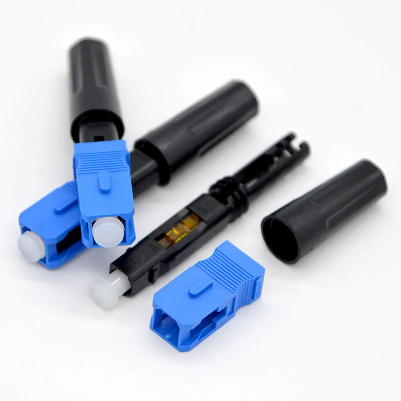 200 Uds FTTH conector rápido de fibra óptica monomodo 50mm conector rápido SC/UPC/APC integrado venta al por mayor envío gratis Brasil - imagen 4