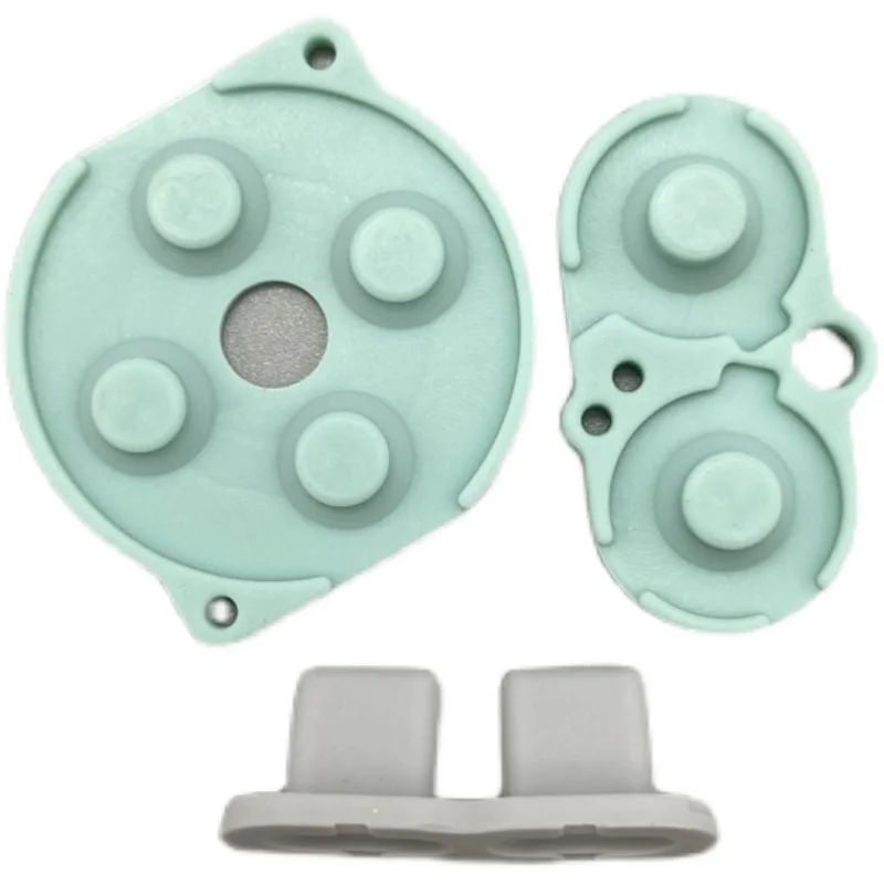 Botones conductores de goma coloridos A-B D-pad Set de repuesto para Game Boy Pocket para G-B-P Key Select de silicona - imagen 2