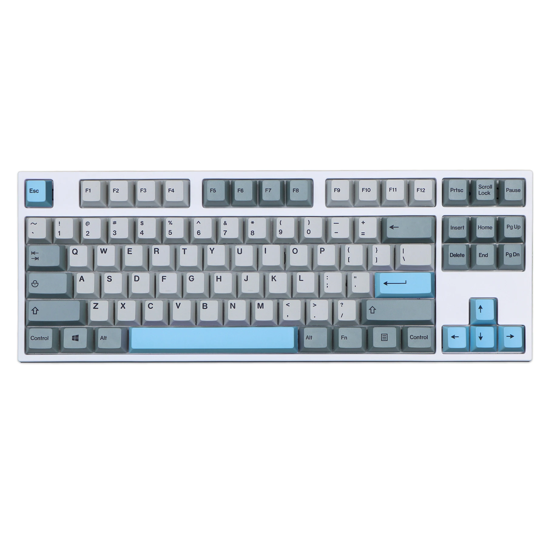Juego de 151 teclas GMK con silenciado, sublimación de tinte PBT, perfil de cereza, teclas Retro grises para teclado mecánico 64 68 980 - imagen 2