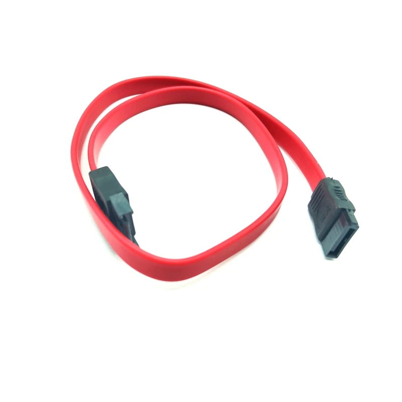 0,5 M HDD Serial ATA SATA macho a SATA hembra convertidor Cable de datos Cable de extensión SATA para disco duro de computadora 7 pines
