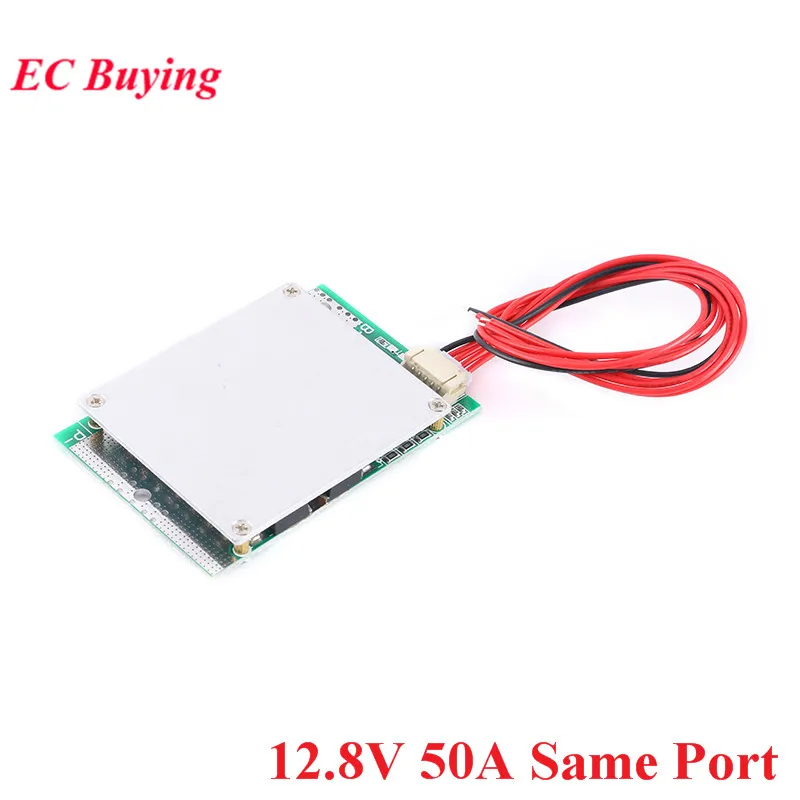 4S 12,8 V 14,8 V 50A 100A Li-ion batería de hierro y litio 18650 Placa de protección cargador módulo de carga BMS Lipo 4 celdas con equilibrio - imagen 2