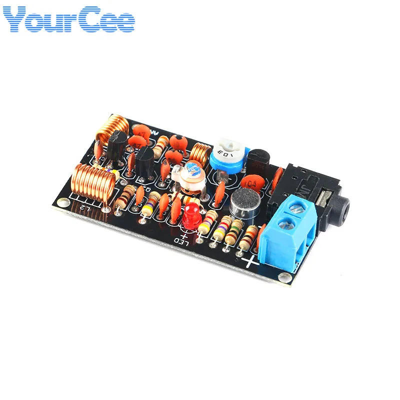 Transmisor de Radio de frecuencia FM, Kit de módulo de micrófono inalámbrico Wifi de entrenamiento electrónico DIY 1,5-9V 85-115MHZ - imagen 4
