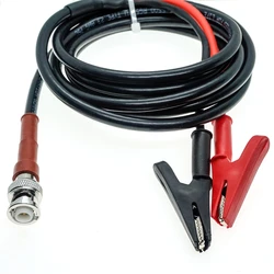 Conector BNC Macho MHV 3000V con Clip Cocodrilo - Cable Coaxial RF