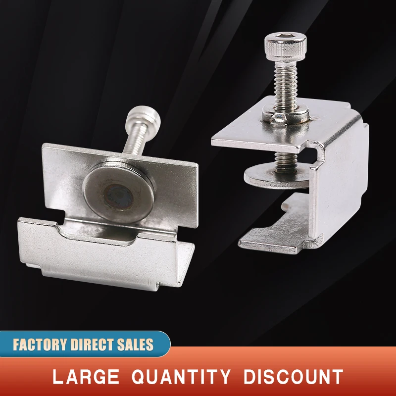 1/2/5 uds 3D piezas de la impresora de cama caliente Clip plataforma abrazadera Heatbed de placa de vidrio fijación ajustable Clips Accesorios