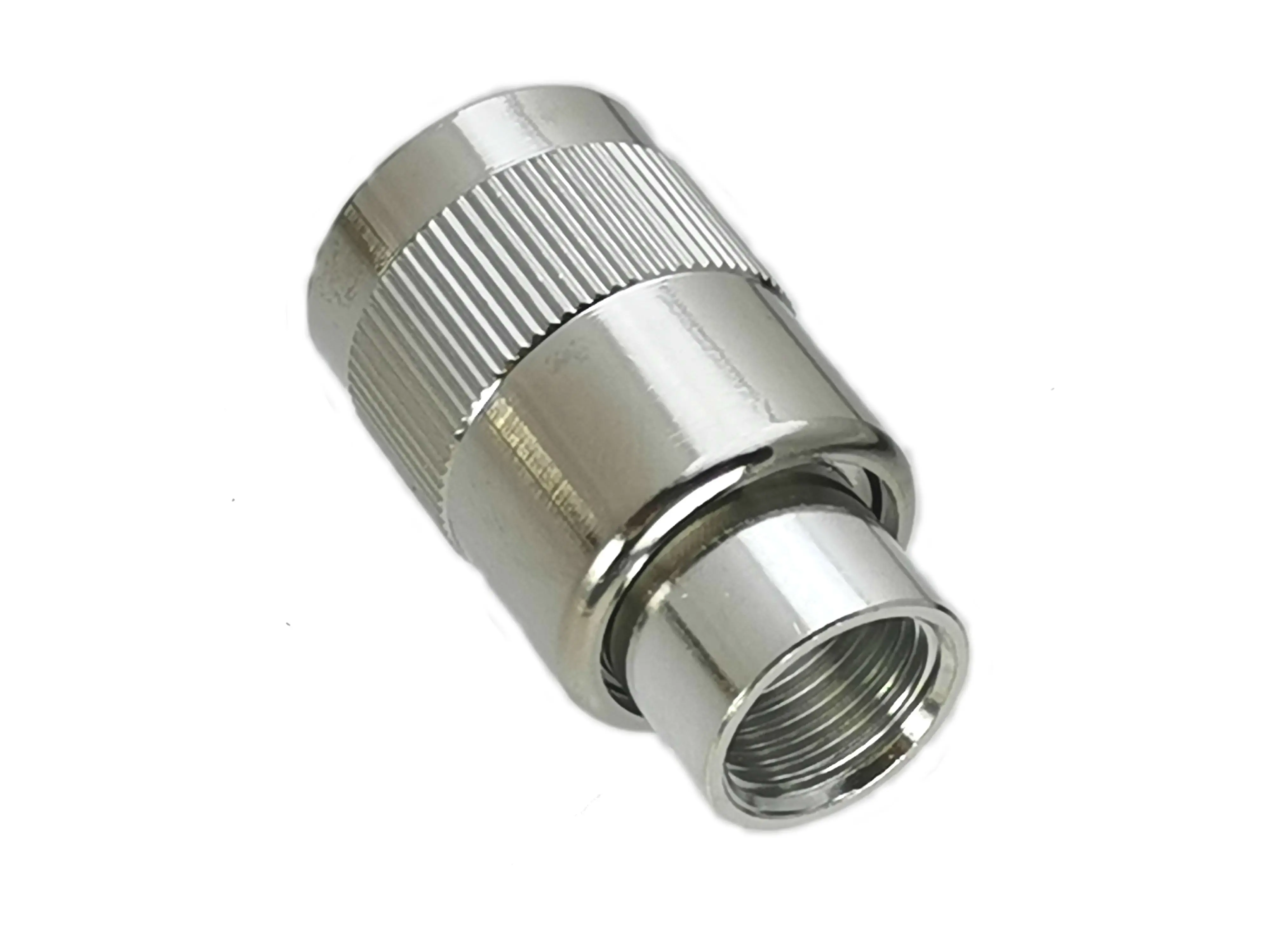Conectores coaxiales PL259 50 Ohm PL-259 UHF macho conector de soldadura con reductor para LMR400 RG8 RG213 Coaxial - imagen 2