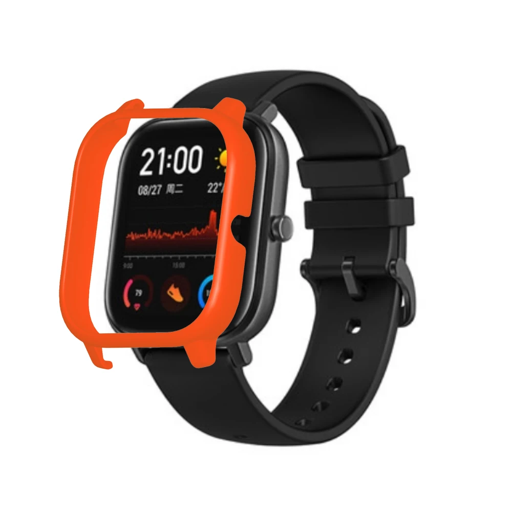 Funda protectora de PC para Xiaomi Amazfit GTS, marco de reloj inteligente, funda protectora de plástico para parachoques Huami Amazfit GTS - imagen 5
