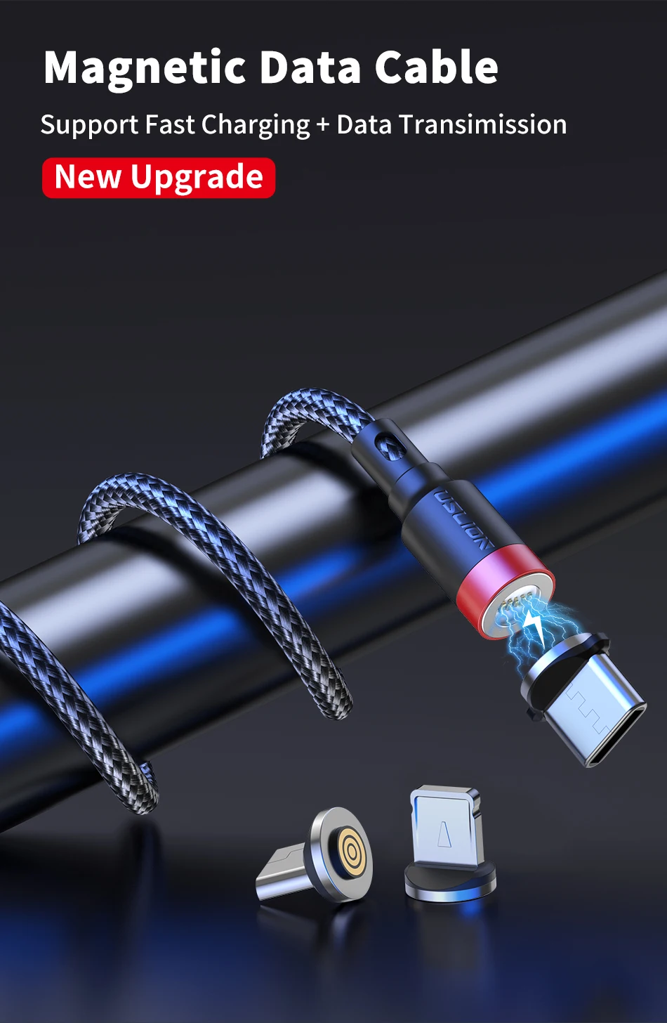 Cable USB Magnético - Conexión automática