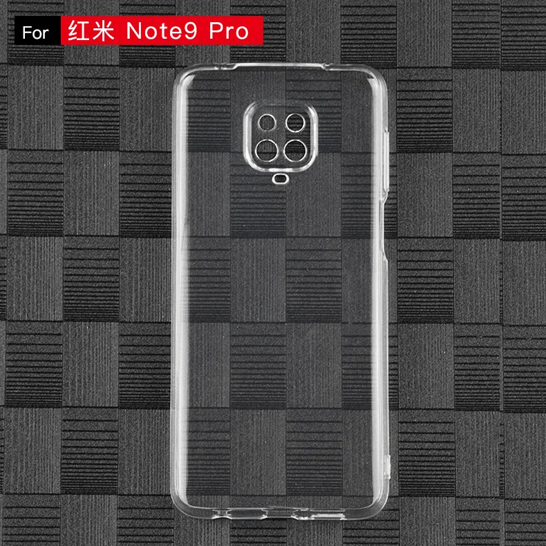 Para Xiaomi Redmi Note 9S funda ultrafina transparente suave TPU protección de lente funda trasera para xiaomi redmi note 9 pro max - imagen 2