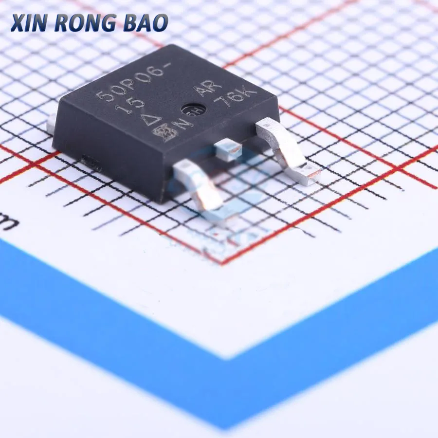 10 Uds SOT SUD50P06-15 TO-252 SUD50P06 50P06 TO252 SUD50P06-15L SOT SUD50P06-15L-E3 componentes electrónicos duraderos - imagen 2